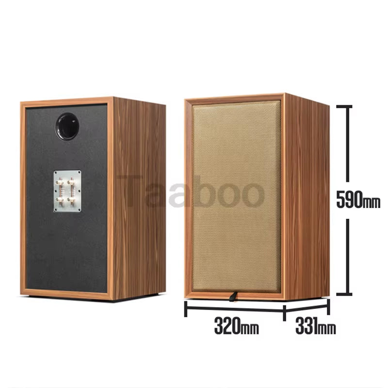 8-Inch Handmade Wooden Bookshelf Speaker Box for DIY Audio – High-Quality Passive Speaker Enclosure